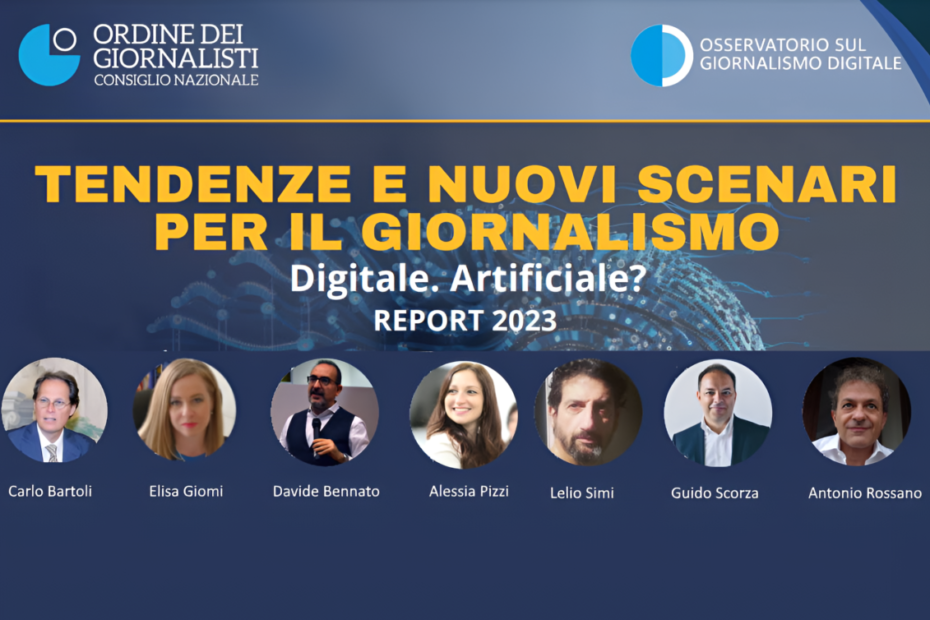 Copertina evento "Tendenze e nuovi scenari per il giornalismo"