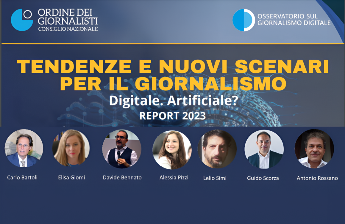 Copertina evento "Tendenze e nuovi scenari per il giornalismo"