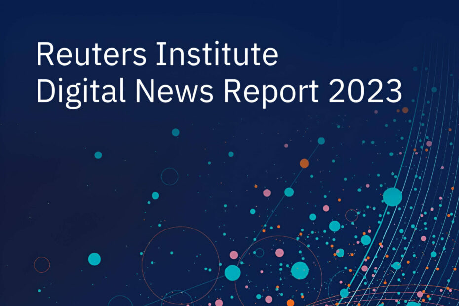 Copertina Digital News Report 2023